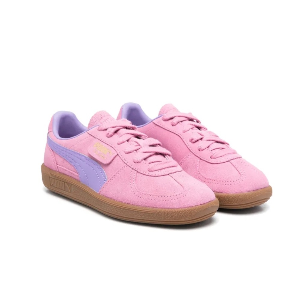 Pink and purple Puma Palermo Sneakers, Kids size 5.5 (Women’s 7)